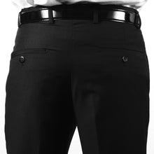 Load image into Gallery viewer, Premium Mens MP101 Black Slim Fit Dress Pants - Ferrecci USA