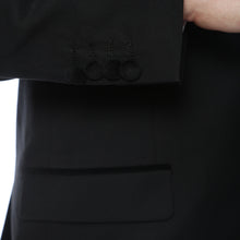 Load image into Gallery viewer, Noir Black Slim Velvet Peak Lapel 2 Piece Tuxedo - Ferrecci USA