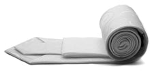 Load image into Gallery viewer, Mens Dads Classic White Paisley Pattern Business Casual Necktie & Hanky Set O-5 - Ferrecci USA