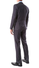 Load image into Gallery viewer, Oslo Charcoal Notch Lapel 2 Piece Slim Fit Suit - Ferrecci USA