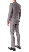 Load image into Gallery viewer, Oslo Grey Notch Lapel 2 Piece Slim Fit Suit - Ferrecci USA