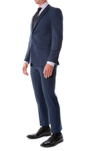 Load image into Gallery viewer, Oslo Navy Notch Lapel 2 Piece Slim Fit Suit - Ferrecci USA