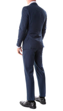 Load image into Gallery viewer, Oslo Navy Notch Lapel 2 Piece Slim Fit Suit - Ferrecci USA