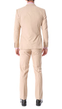 Load image into Gallery viewer, Oslo Tan Notch Lapel 2 Piece Suit Slim Fit - Ferrecci USA