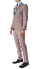 Load image into Gallery viewer, Oslo Taupe Notch Lapel 2 Piece Slim Fit Suit - Ferrecci USA