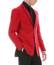 Load image into Gallery viewer, Porter Red Men's Slim Fit Blazer - Ferrecci USA