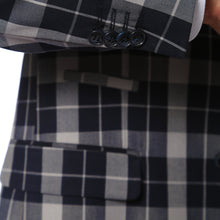 Load image into Gallery viewer, The Preston Plaid Check Slim Fit Mens Blazer - Ferrecci USA