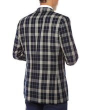 Load image into Gallery viewer, The Preston Plaid Check Slim Fit Mens Blazer - Ferrecci USA