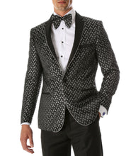 Load image into Gallery viewer, Mens Pronto Silver Star Modern Fit Tuxedo Blazer - Ferrecci USA