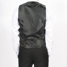 Load image into Gallery viewer, Ferrecci Mens PV50-1 Black Silver Vest Set - Ferrecci USA
