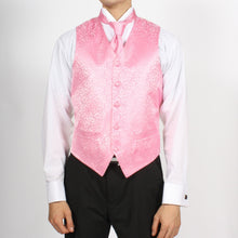 Load image into Gallery viewer, Ferrecci Mens PV50-11 Pink White Vest Set - Ferrecci USA