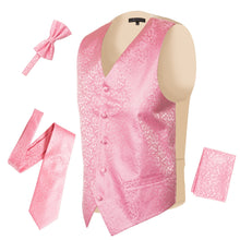 Load image into Gallery viewer, Ferrecci Mens PV50-10 Pink Cream Vest Set - Ferrecci USA