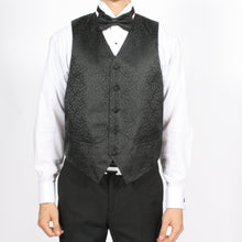 Load image into Gallery viewer, Ferrecci Mens PV50-4 Black Vest Set - Ferrecci USA