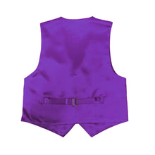 Load image into Gallery viewer, Premium Boys Purple Solid Vest 600 - Ferrecci USA