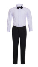 Load image into Gallery viewer, Boys Reno JR 5pc Black Shawl Tuxedo Set - Ferrecci USA