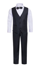 Load image into Gallery viewer, Boys Reno JR 5pc Navy Shawl Tuxedo Set - Ferrecci USA