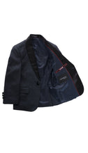 Load image into Gallery viewer, Boys Reno JR 5pc Navy Shawl Tuxedo Set - Ferrecci USA