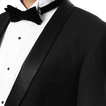 Load image into Gallery viewer, Ferrecci Men's Reno Black Slim Fit Shawl Lapel 2 Piece Tuxedo Suit Set - Ferrecci USA