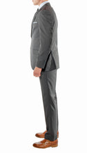 Load image into Gallery viewer, Ferrecci Mens Savannah Charcoal Slim Fit 3 Piece Suit - Ferrecci USA