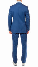Load image into Gallery viewer, Ferrecci Mens Savannah Indigo Slim Fit 3 Piece Suit - Ferrecci USA