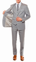 Load image into Gallery viewer, Ferrecci Mens Savannah Light Grey Slim Fit 3 Piece Suit - Ferrecci USA
