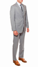 Load image into Gallery viewer, Ferrecci Mens Savannah Light Grey Slim Fit 3 Piece Suit - Ferrecci USA