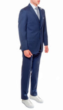 Load image into Gallery viewer, Ferrecci Mens Savannah Navy Slim Fit 3 Piece Suit - Ferrecci USA