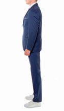 Load image into Gallery viewer, Ferrecci Mens Savannah Navy Slim Fit 3 Piece Suit - Ferrecci USA