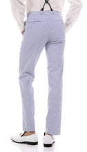 Load image into Gallery viewer, Premium Comfort Cotton Slim fit Blue Seersucker 2 Piece Suit - Ferrecci USA
