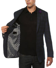 Load image into Gallery viewer, The Sodi Plaid Slim Fit Mens Blazer - Ferrecci USA