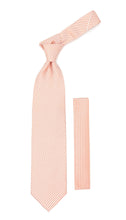 Load image into Gallery viewer, Orange Necktie with Handkerchief Set - Ferrecci USA