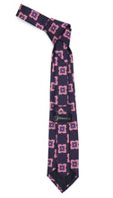 Load image into Gallery viewer, Geometric Purple w. Pink Square with Hanky Set - Ferrecci USA