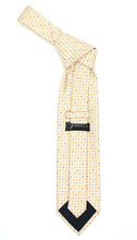 Load image into Gallery viewer, Geometric Beige Necktie w. Square Pattern Hanky Set - Ferrecci USA