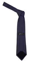 Load image into Gallery viewer, Premium Microfiber Indigo Blue Necktie - Ferrecci USA