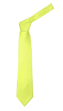 Load image into Gallery viewer, Premium Microfiber Pale Green Necktie - Ferrecci USA