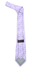 Load image into Gallery viewer, Lavender Geometric Necktie with Handkerchief Set - Ferrecci USA