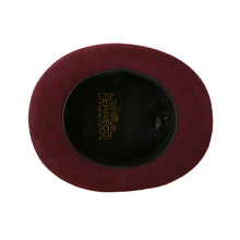 Load image into Gallery viewer, Premium Wool Burgundy Top Hat - Ferrecci USA