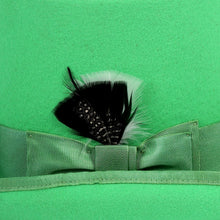 Load image into Gallery viewer, Premium Wool Green Top Hat - Ferrecci USA