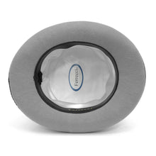 Load image into Gallery viewer, Premium Grey with Black Wool Top Hat - Ferrecci USA