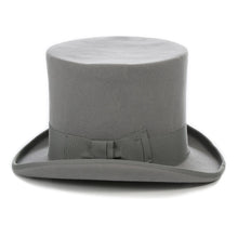 Load image into Gallery viewer, Light Grey Premium Wool Top Hat - Ferrecci USA