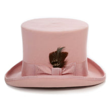 Load image into Gallery viewer, Premium Wool Pink Top Hat - Ferrecci USA