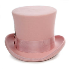 Load image into Gallery viewer, Premium Wool Pink Top Hat - Ferrecci USA