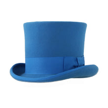 Load image into Gallery viewer, Premium Wool Blue Top Hat - Ferrecci USA