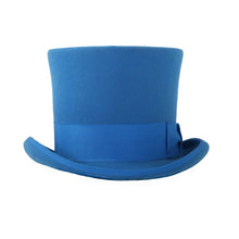 Load image into Gallery viewer, Premium Wool Blue Top Hat - Ferrecci USA