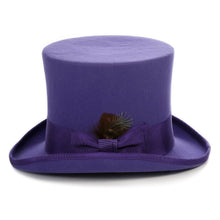 Load image into Gallery viewer, Premium Wool Ultra Violet Top Hat - Ferrecci USA