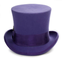 Load image into Gallery viewer, Premium Wool Ultra Violet Top Hat - Ferrecci USA