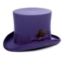 Load image into Gallery viewer, Premium Wool Ultra Violet Top Hat - Ferrecci USA