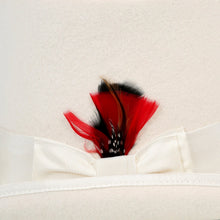 Load image into Gallery viewer, Premium Wool Off White Top Hat - Ferrecci USA