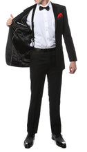 Load image into Gallery viewer, TX2000 2pc Black Slim Fit Notch Lapel Tuxedo - Ferrecci USA