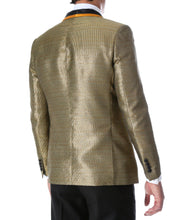 Load image into Gallery viewer, Men's Webber Black & Gold Modern Fit Shawl Collar Tuxedo Blazer - Young Man’s Prom Wear - Ferrecci USA